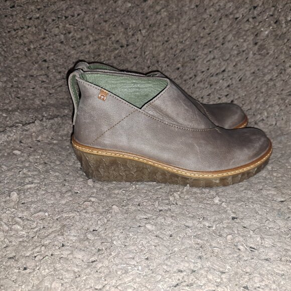 EL NATURALISTA-Style #5131 Myth Yggdrasil-Pleasant Plume Nubuck Booties-Sz 37-NM - Picture 5 of 8